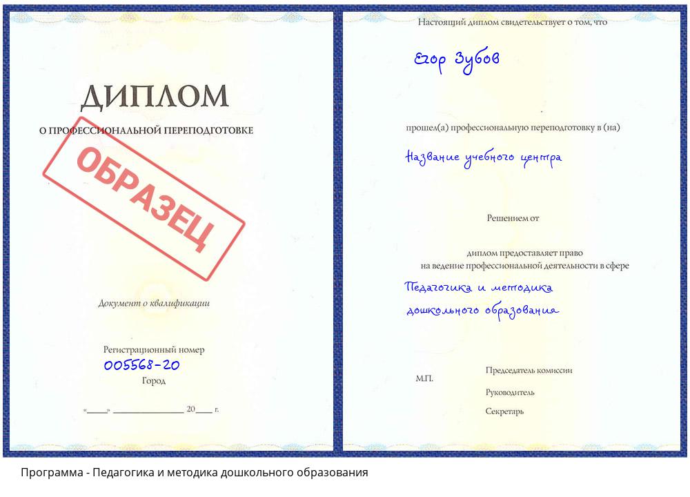Педагогика и методика дошкольного образования Клинцы